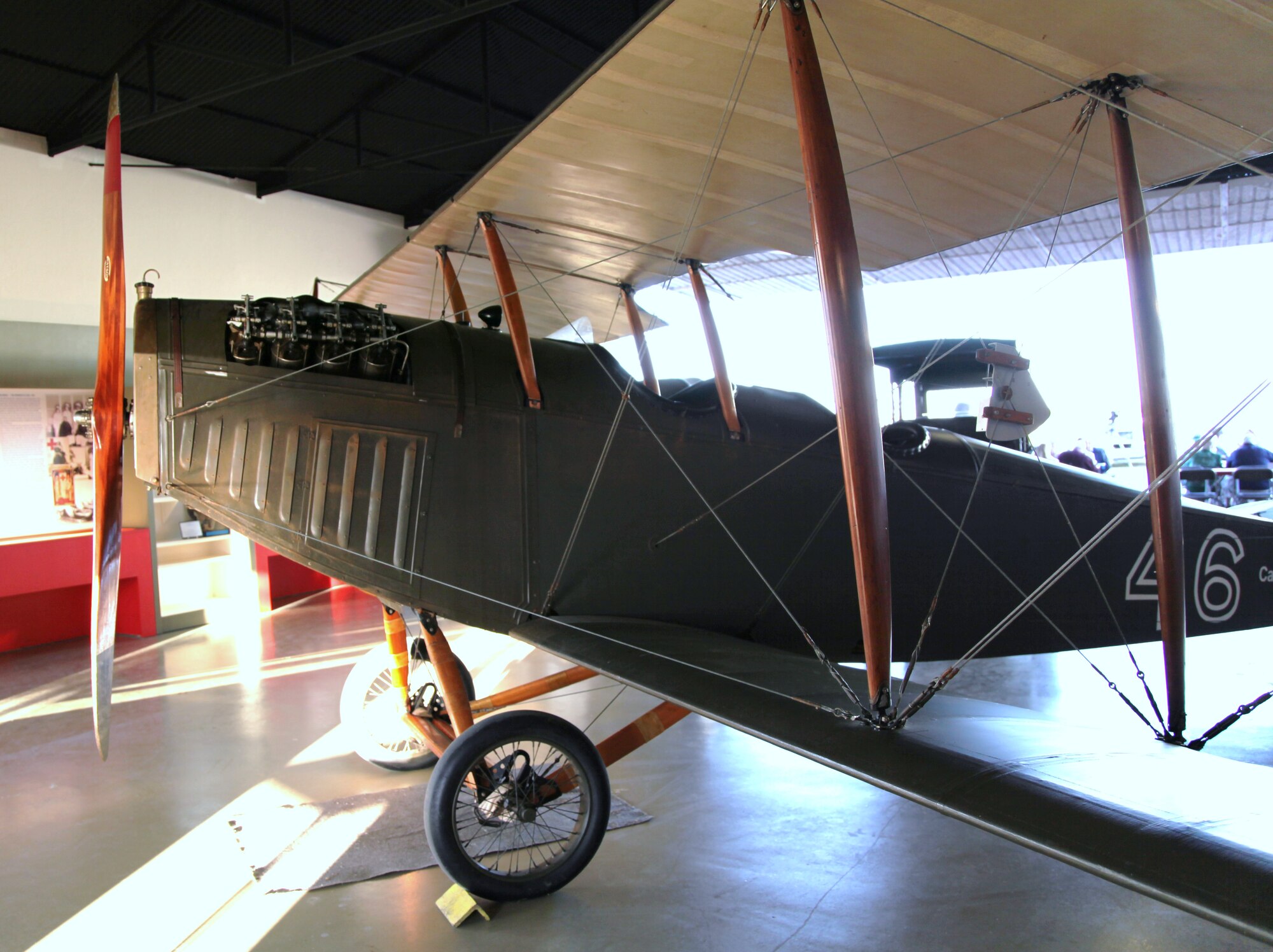 Military pilot training began at Call Field in Wichita Falls during World War I as one of only five air bases in the state of Texas.  The Call Field Aviation Museum held its grand opening Oct. 29 featuring guest speaker, Col. Kevin Schneider, 80th Flying Training Wing commander, and the Curtiss JN4-D “Jenny.”  The 1916 “Jenny” is one of five remaining airworthy aircraft and flies one Saturday a month at the museum, weather permitting.  (U.S. Air Force photo/Debi Smith)