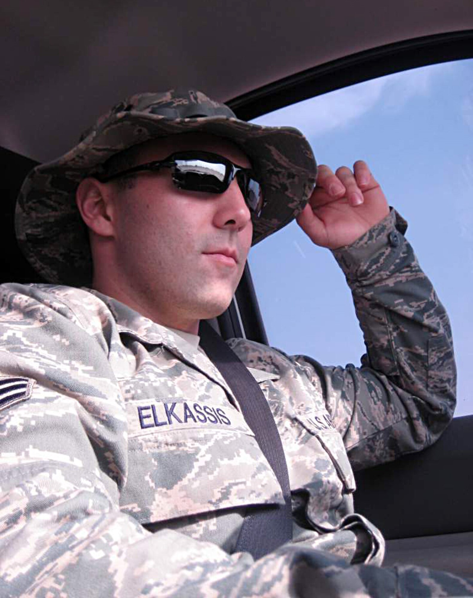 Senior Airman Youseff Elkassis is deployed from the 28th Contracting Squadron; Ellsworth Air Force Base; Rapid City, S.D.