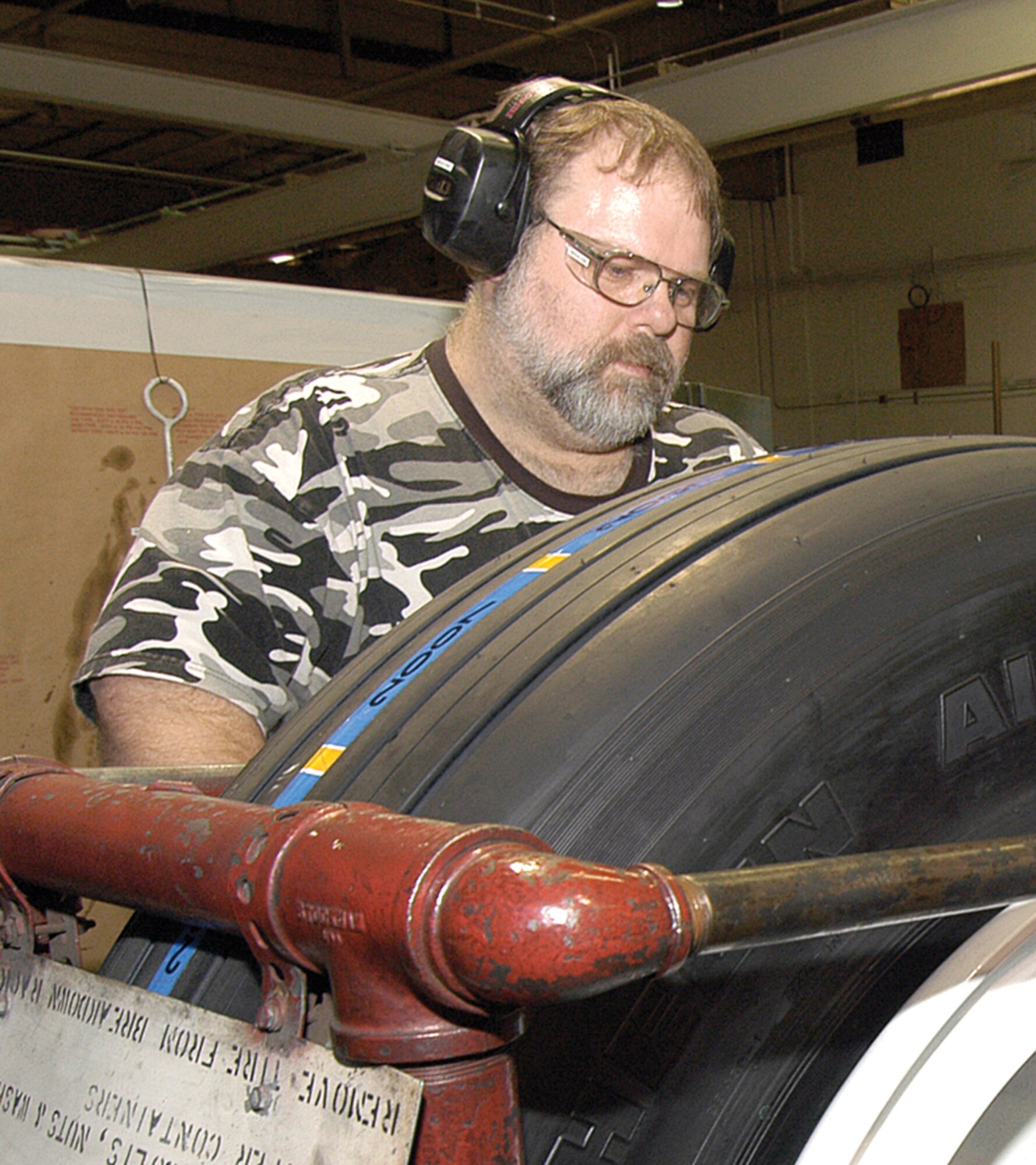 Looking back at this photo from March 2008, it’s easy to understand how people who see Gregory Hightower, left, today usually don’t recognize him. (Air Force photo by Margo Wright)