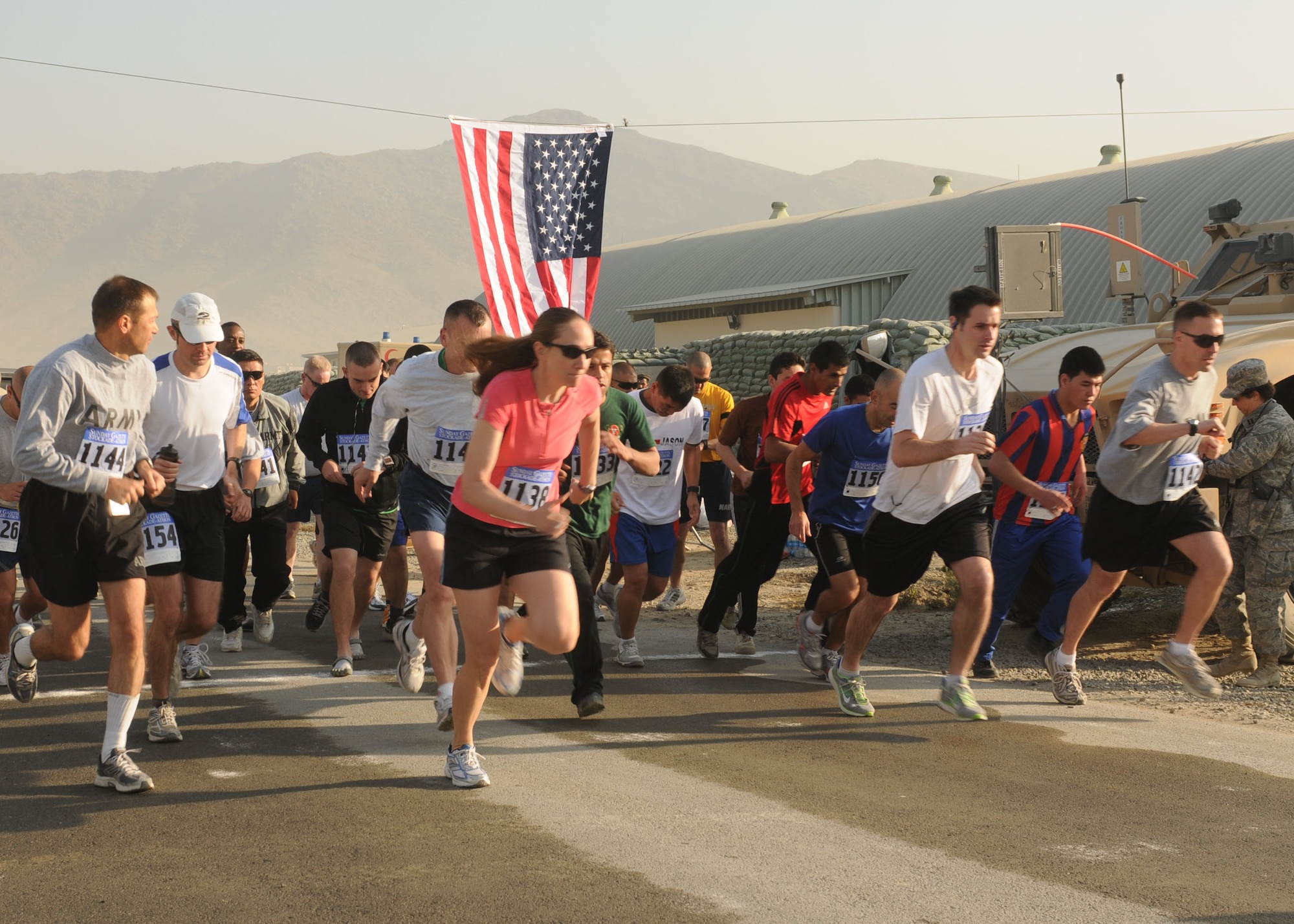 Stockadeathon 15K ran at Kabul International Airport > U.S. Air Forces