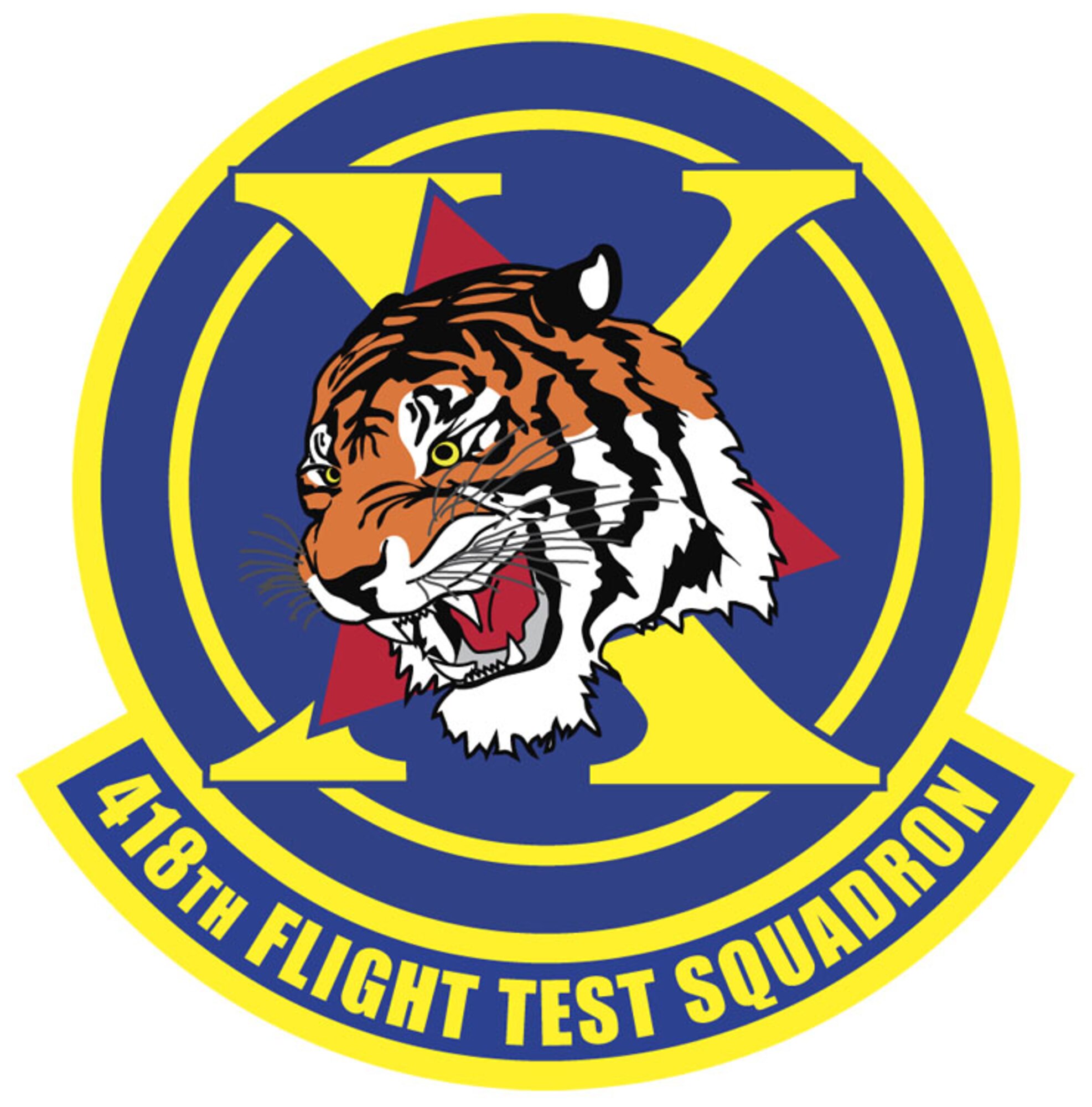 418th Flight Test Squadron patch