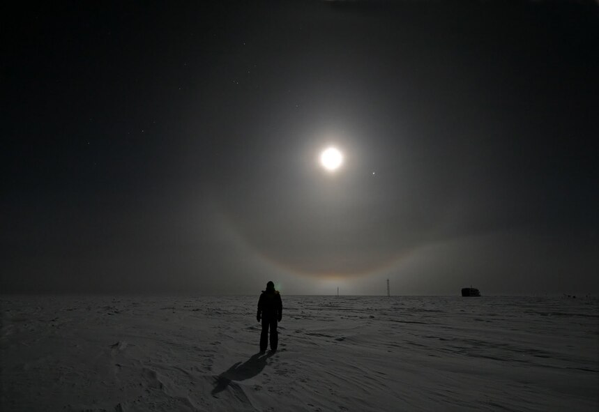 Lt. Col. Edward "Hertz" Vaughan is the commander of the 13th Expeditionary Support Squadron and deputy commander of the 13th Air Expeditionary Group, assigned to the 13 Air Force-led Joint Task Force-Support Forces Antarctica, McMurdo Station, Antarctica. 

The 13th AEG and military members from the U.S. Air Force, Navy, Army, and Coast Guard are lending operational and logistical support to the National Science Foundation's research and exploration in Antarctica. This support is provided by the Joint Task Force Support Forces Antarctica, led by 13th Air Force at Joint Base Pearl Harbor-Hickam, Hawaii. JTF SFA coordinates strategic intertheater airlift, tactical deep field support, aeromedical evacuation support, search and rescue response, sealift, seaport access, bulk fuel supply, port cargo handling, and transportation requirements. Operation Deep Freeze is scheduled through Feb. 24, 2011. (courtesy photo)
