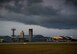 The sun rises over the flightline at Misawa Air Base, Japan, on the final day of an operational readiness exercise, Nov. 10, 2010. The exercise evaluation team simulated a host of potential obstacles for the 35th Fighter Wing to overcome, training Airmen to stay flexible and get the mission done in the fastest and safest way possible. (U.S. Air Force photo by Staff Sgt. Samuel Morse/Released)