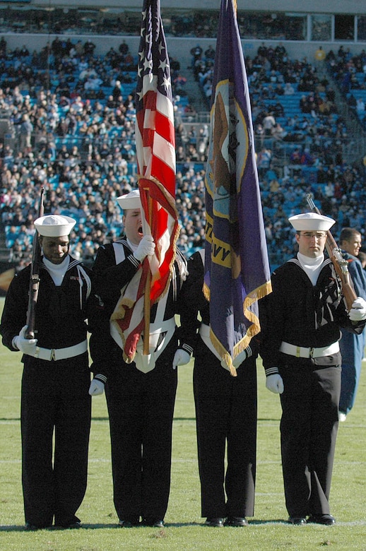 Carolina Panthers NFL Honor US Navy Veterans All Gave Some Some