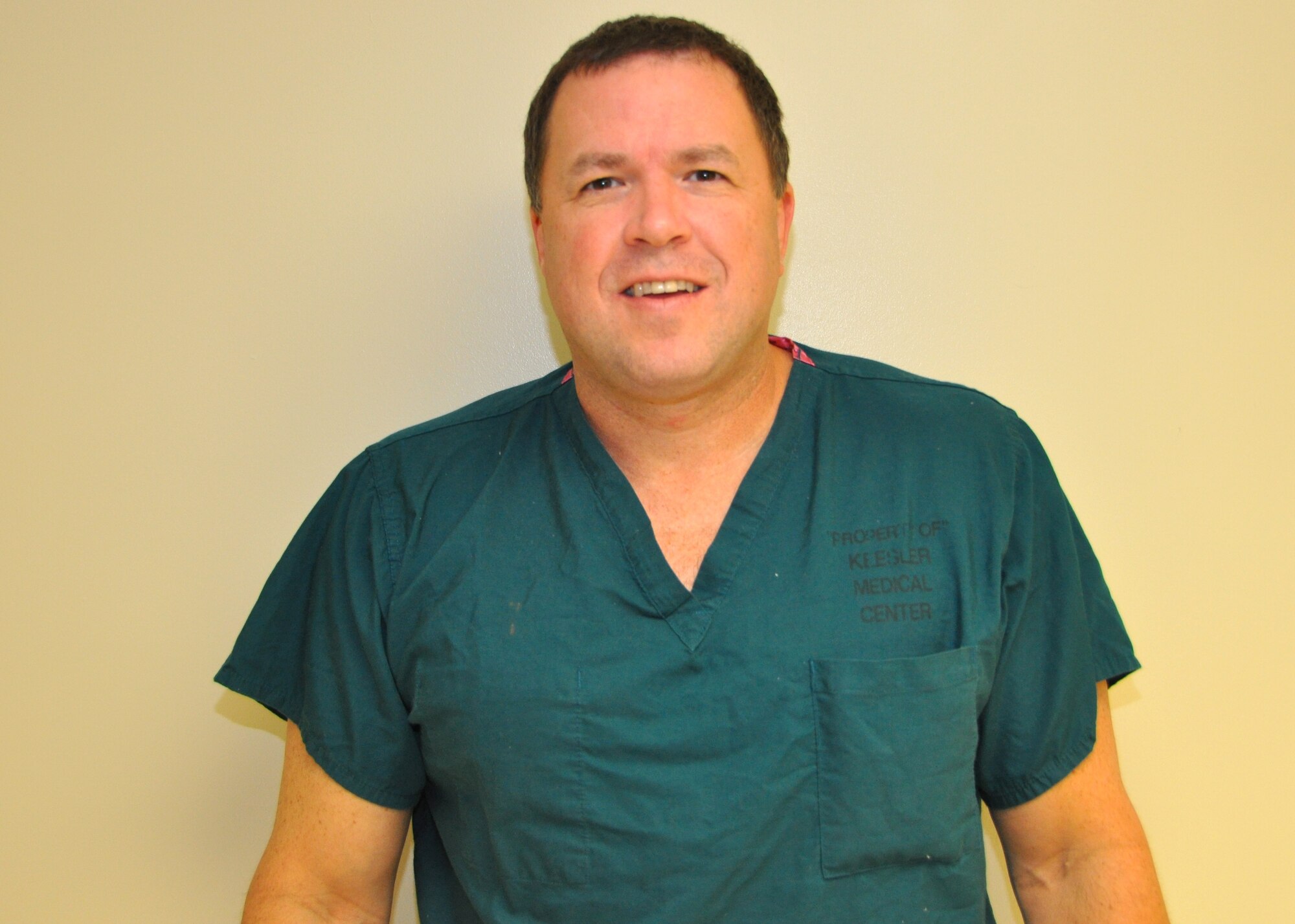 Maj. Richard Huff,  81st Surgical Operations Squadron.  (U.S. Air Force photo by Steve Pivnick)