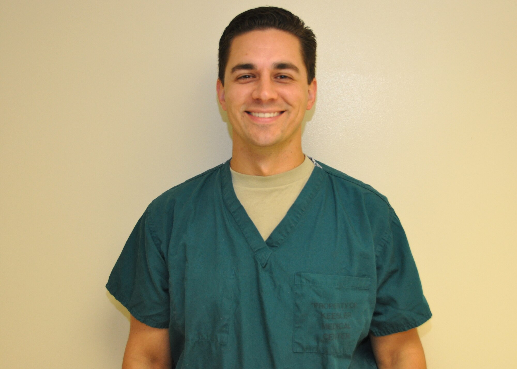 Capt. Steven Gautreaux,  81st Surgical Operations Squadron. (U.S. Air Force photo by Steve Pivnick)