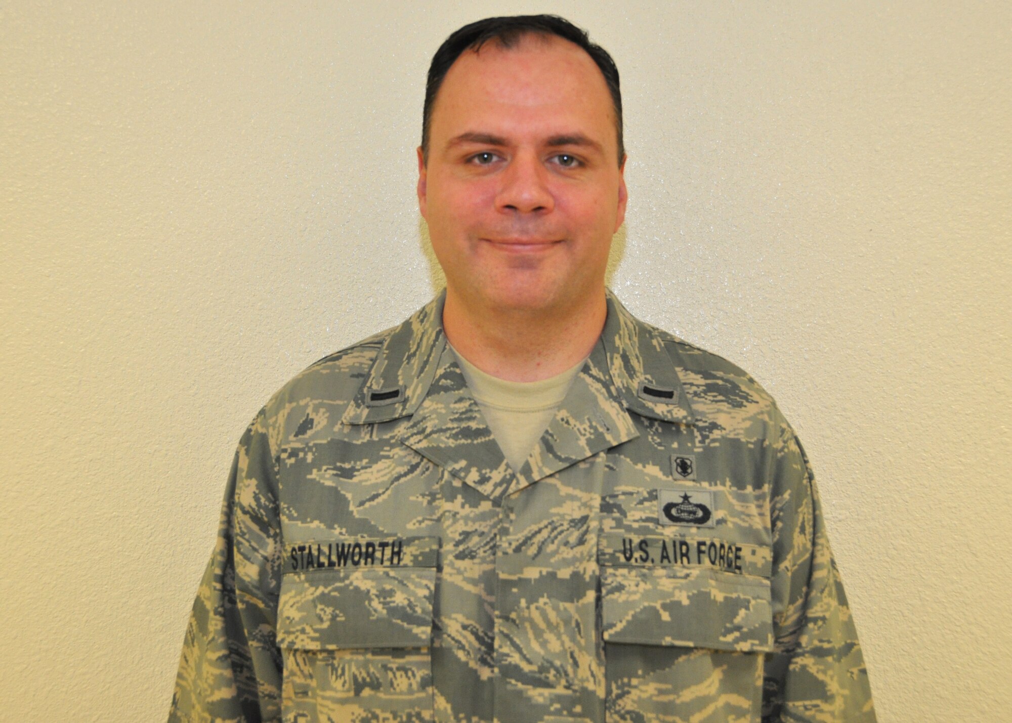 1st Lt. Thomas Stallworth,  81st Medical Operations Squadron. (U.S. Air Force photo by Steve Pivnick)