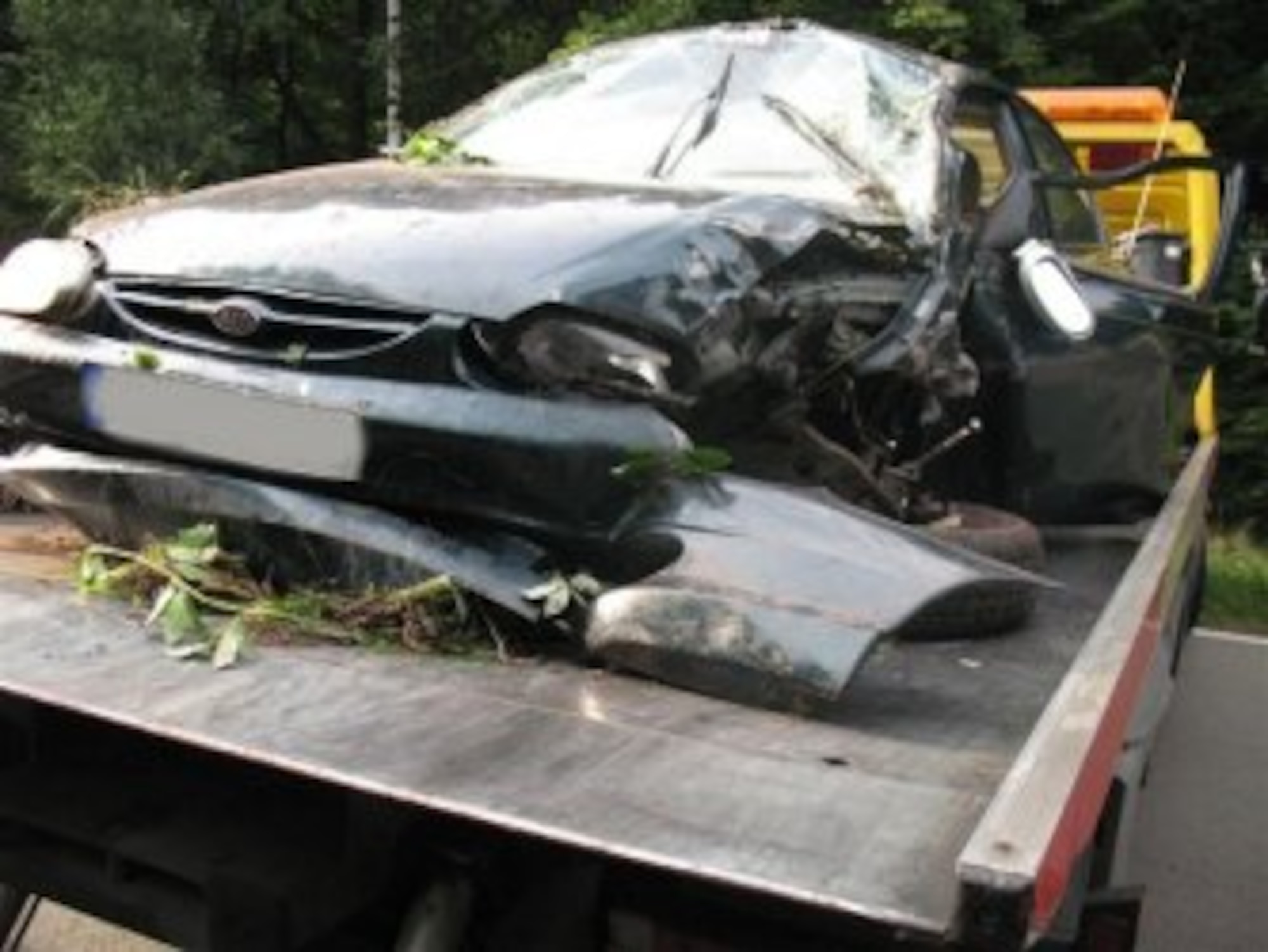 On Aug. 14, an AAFES employee ran off the road and collided with two trees where she sustained life-threatening injuries. The quick action and life-saving measures performed by Staff Sgt. Lamar Wright, Capt. Janice Pecua, 2 Lt. Danielle Pozun and 2 Lt. Kelly Heinbaugh kept her alive until the emergency, first responders arrived. 