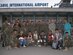 KABUL, Afghanistan - Members of the Afghan Air Force English Immersion Lab prepare to leave for America on Oct. 5.  Three of these Lieutenants have already passed their English literacy exams and will head to pilot training after only 24 days of training.  (U.S. Air Force photo/RELEASED).


