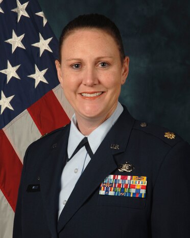 Maj. Tara White, 628th Force Support Squadron commander (U.S. Air Force photo)