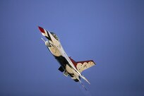 The U.S. Air Force Thunderbirds perform during AirFest 2010 at Lackland Nov. 6. (U.S. Air Force photo/Robbin Cresswell)
