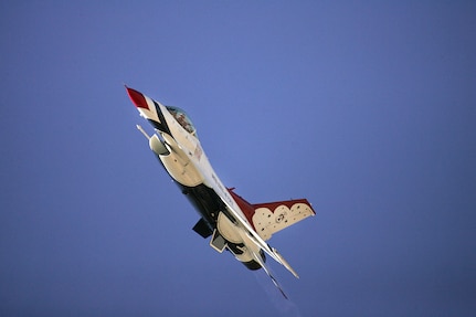 The U.S. Air Force Thunderbirds perform during AirFest 2010 at Lackland Nov. 6. (U.S. Air Force photo/Robbin Cresswell)