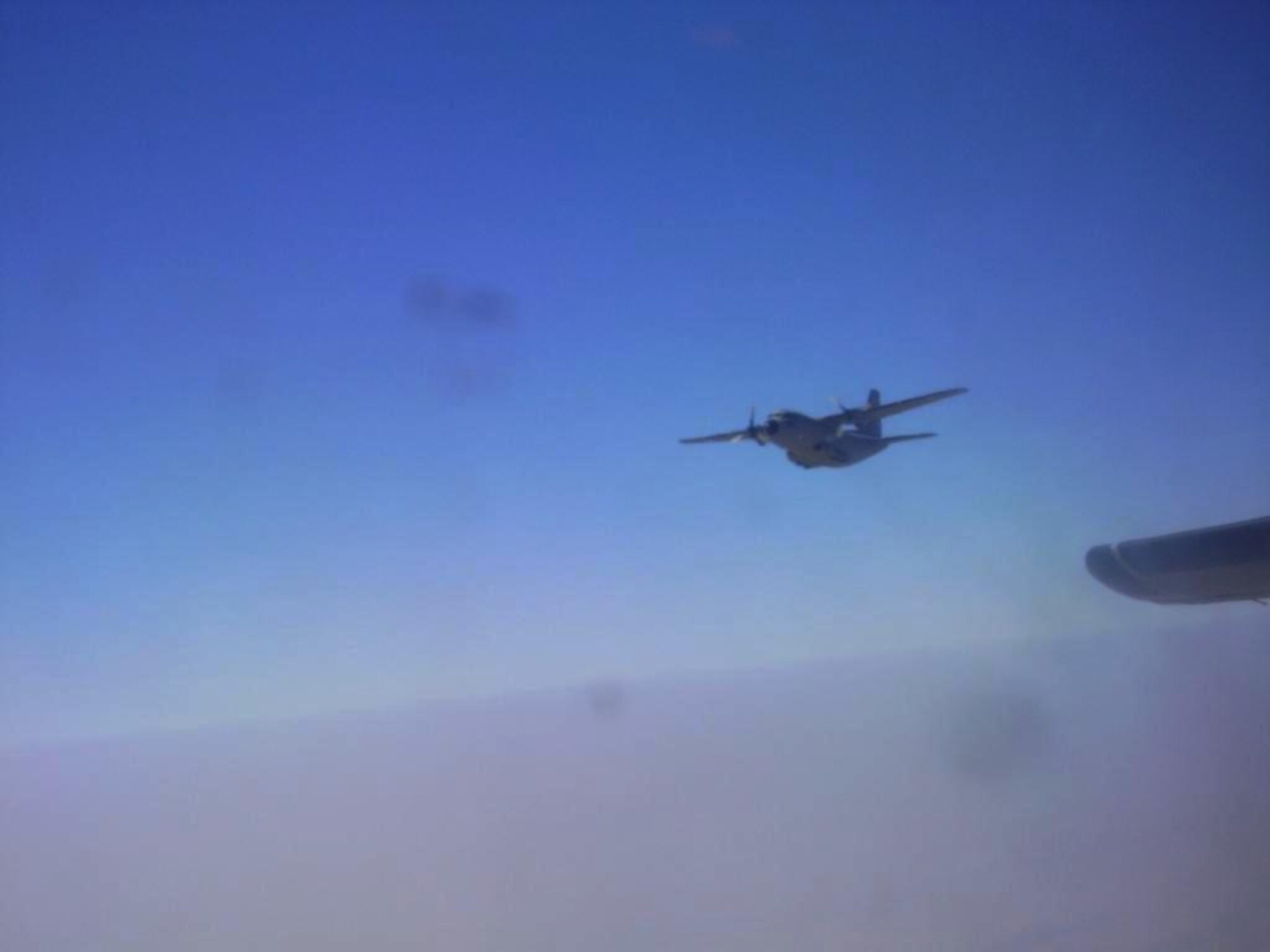 KABUL, Afghanistan - A C-27 A Spartan flies to Kabul to become part of the Afghan Air Force fleet.  (U.S. Air Force photo/RELEASED).