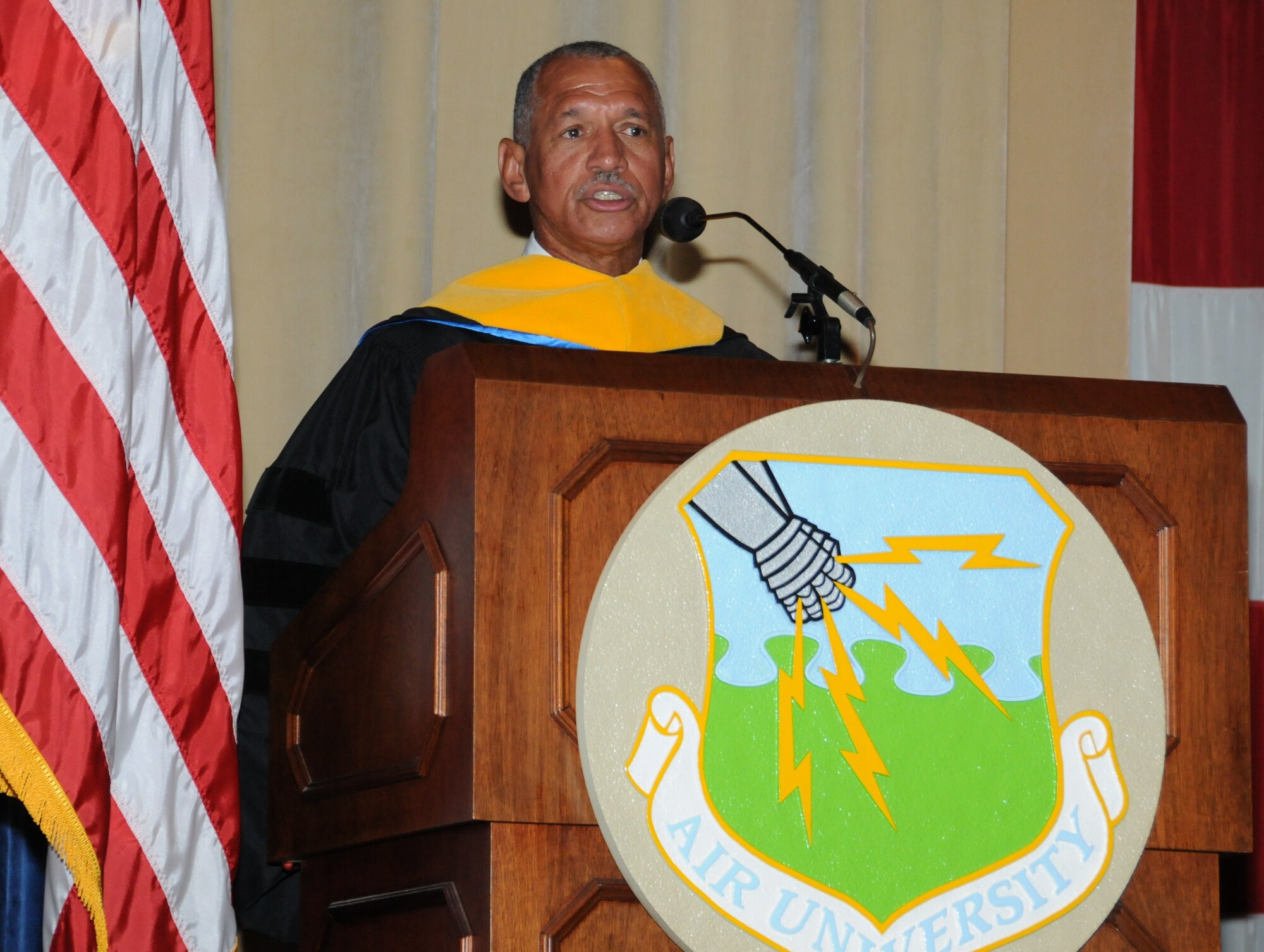 Ceremonial Presenataion of the Doctor of Science, Honoris Causa to the Honorable Charles F. Bolden, Jr. Administrator to National Aeronautics and Space Center  (NASA) at Polifka Auditorium, 15 November 2010 Maxwell AFB
