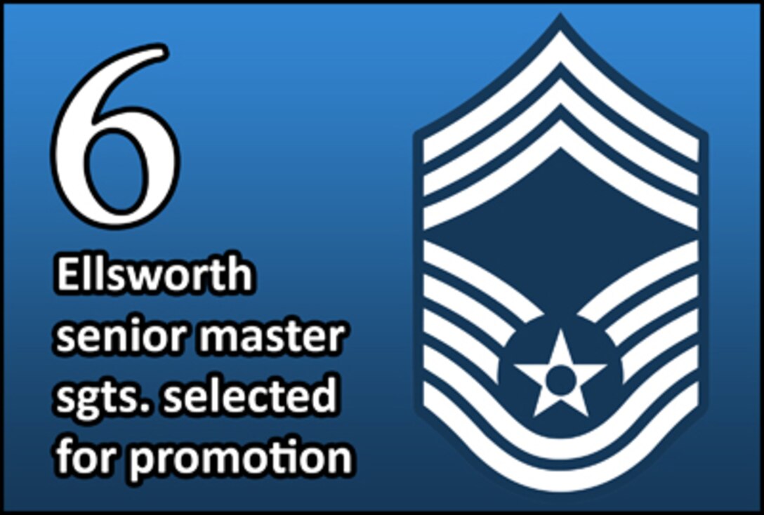 SIx Ellsworth senior master sgts. selected for promotion