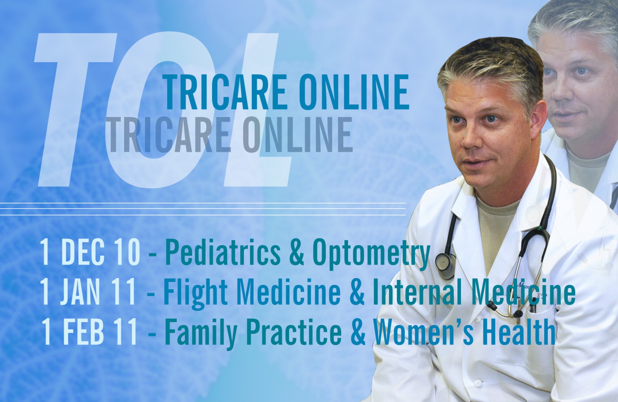 Beginning Dec. 1, Kadena servicemembers and their families will be able to make medical appointments online at www.tricareonline.com. (U.S. Air Force illustration by Naoko Shimoji)