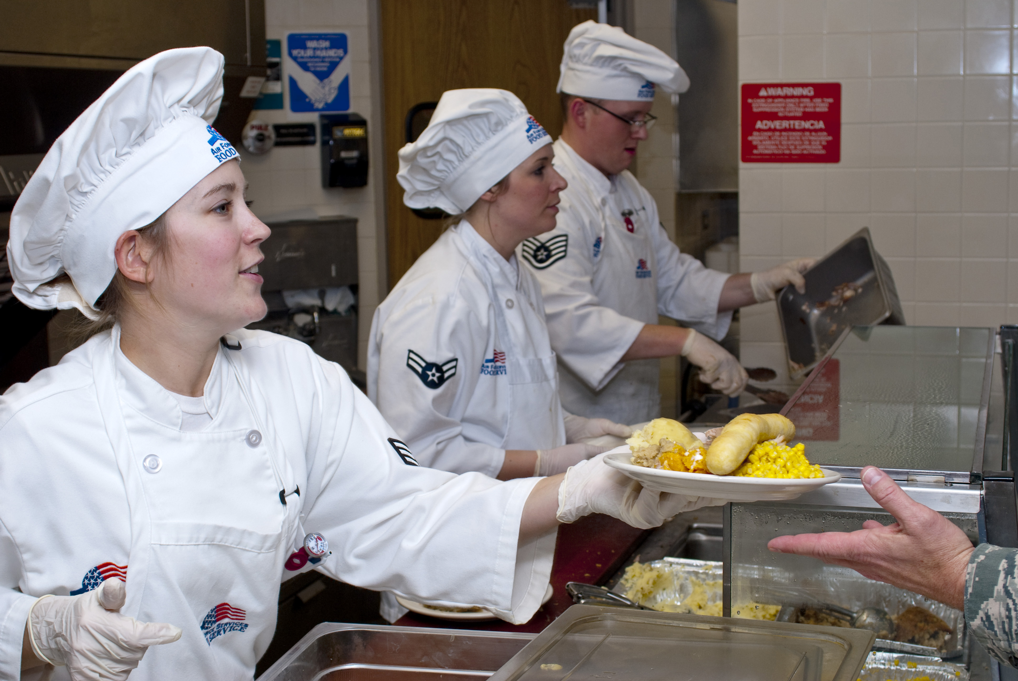 An Air Force Thanksgiving Meal 2010
