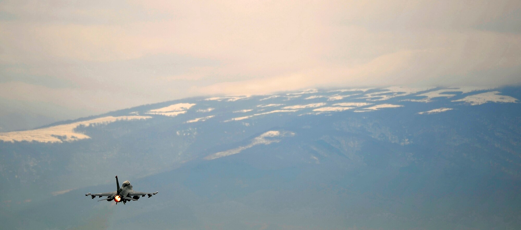 An F-16 Fighting Falcon takes off at Misawa Air Base, Japan, Nov. 19, 2010.The F-16's afterburner delivers approximately 27,000 pounds of thrust. (U.S. Air Force photo by Staff Sgt. Chad C. Strohmeyer/Released)