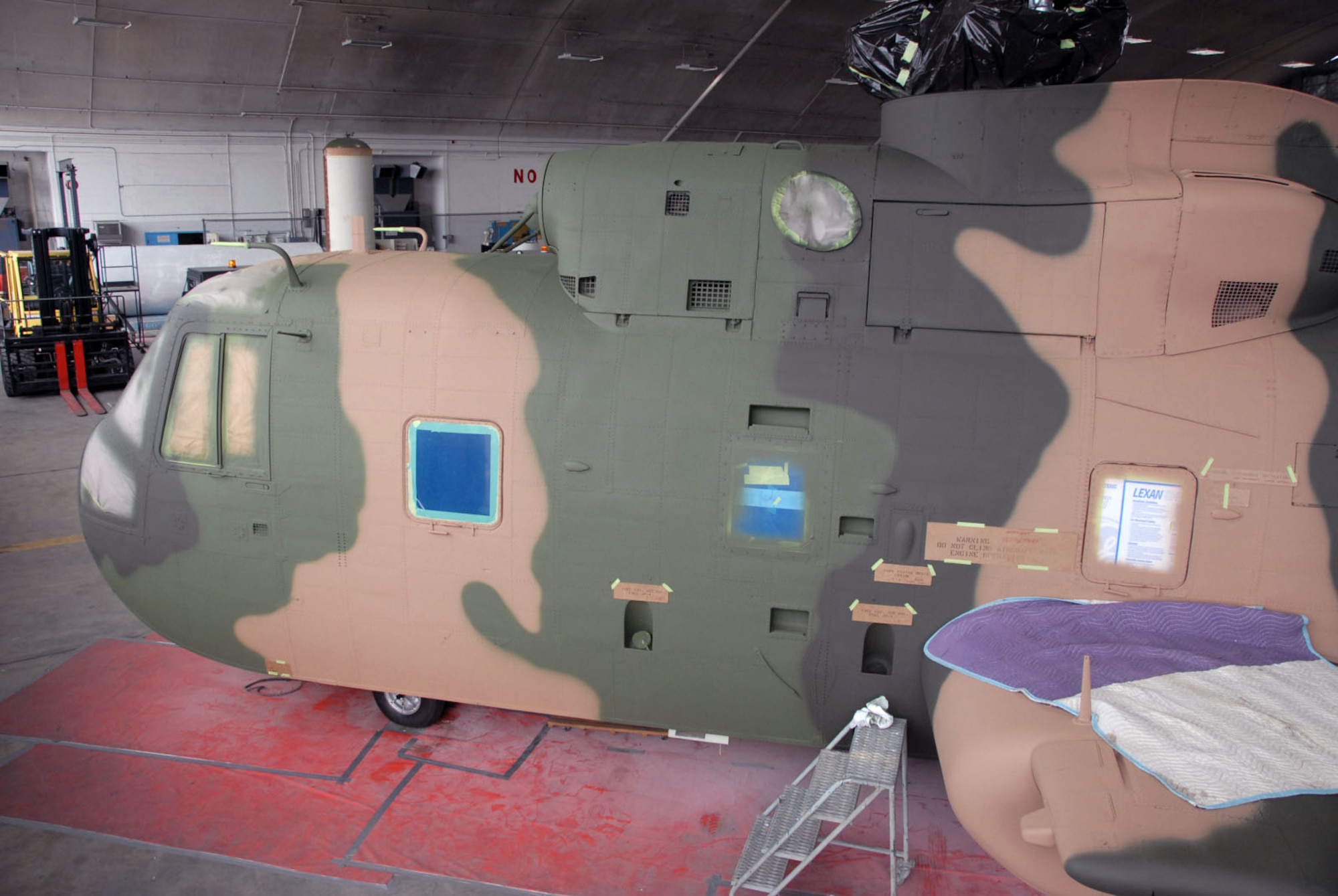 DAYTON, Ohio (11/2010) -- Sikorsky HH-3 in restoration at the National Museum of the U.S. Air Force. (U.S. Air Force photo)