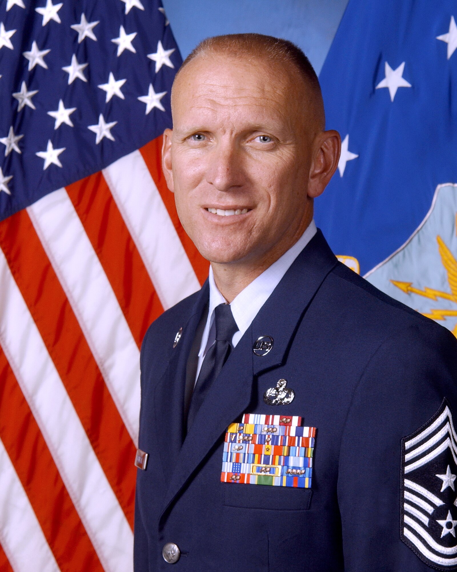 Chief Master Sgt. Brian Hornback, Eighth Air Force command chief