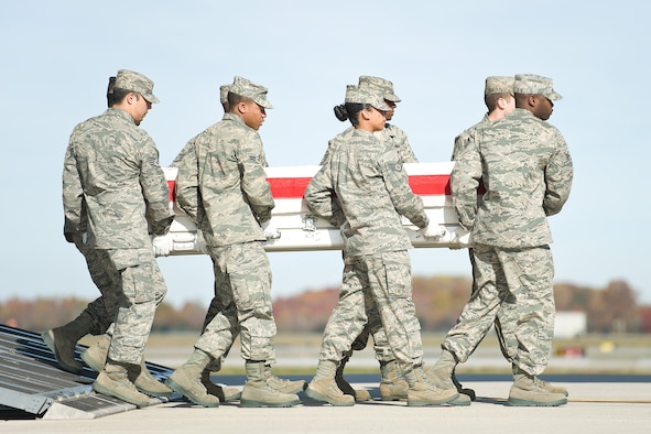 Air Force Senior Airman Andrew Bubacz honored in dignified transfer Nov ...