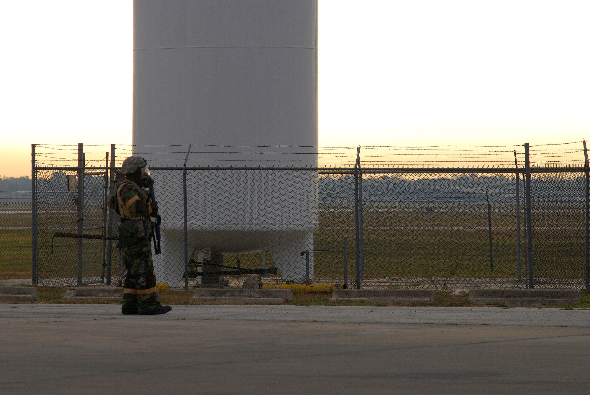 The 433rd Airlift Wing at Lackland Air Force Base, Texas, . Alamo Wing Airmen were tested during the operational readiness exercise, November 2010, on disaster and attack preparedness under different conditions and different force protection protocols. (U.S. Air Force photo/Airman 1st Class Brian McGloin)