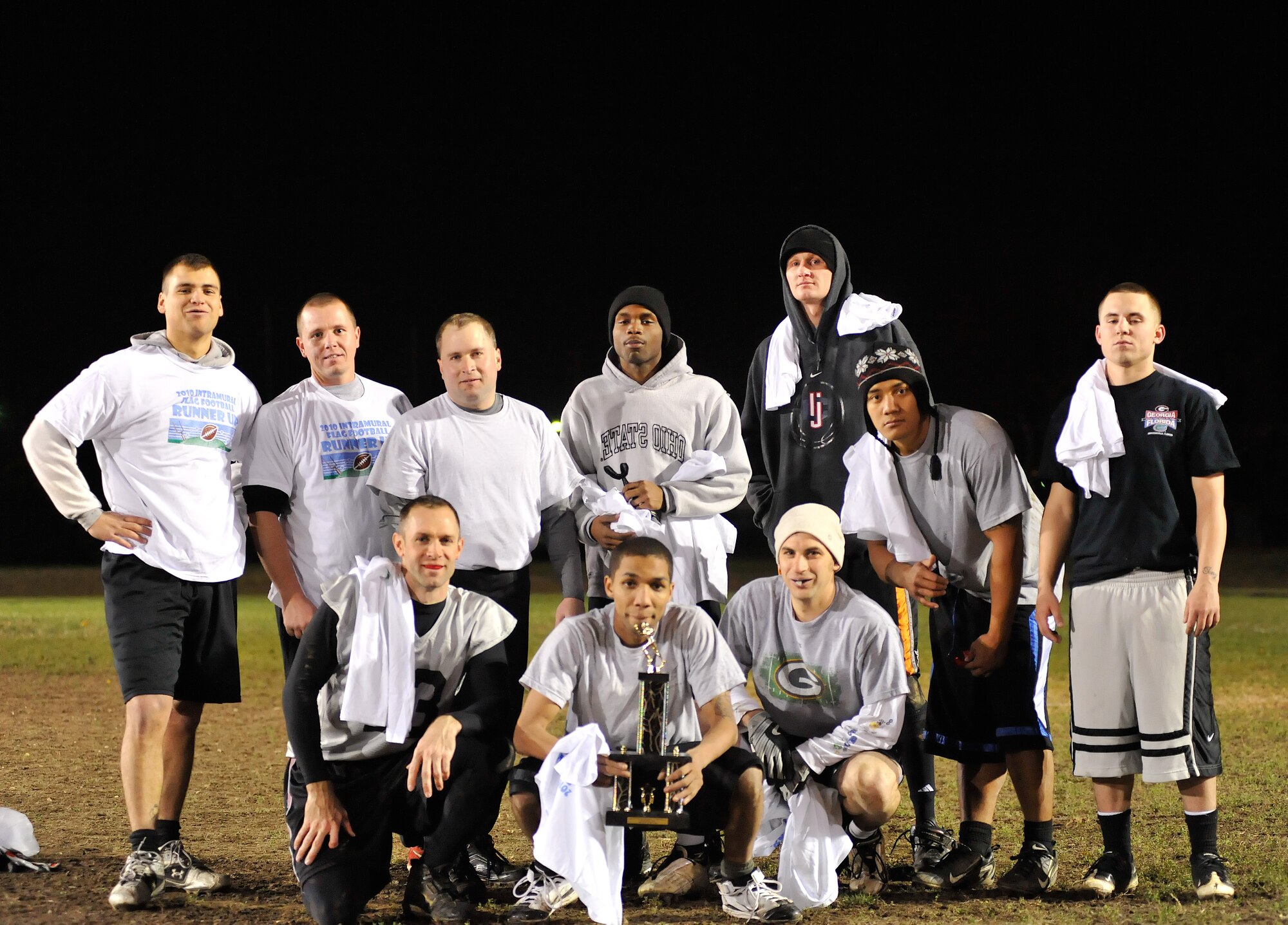 17 Nov 2010  USAF Photo by 1LT Abigail Wise.  
Intramural Football