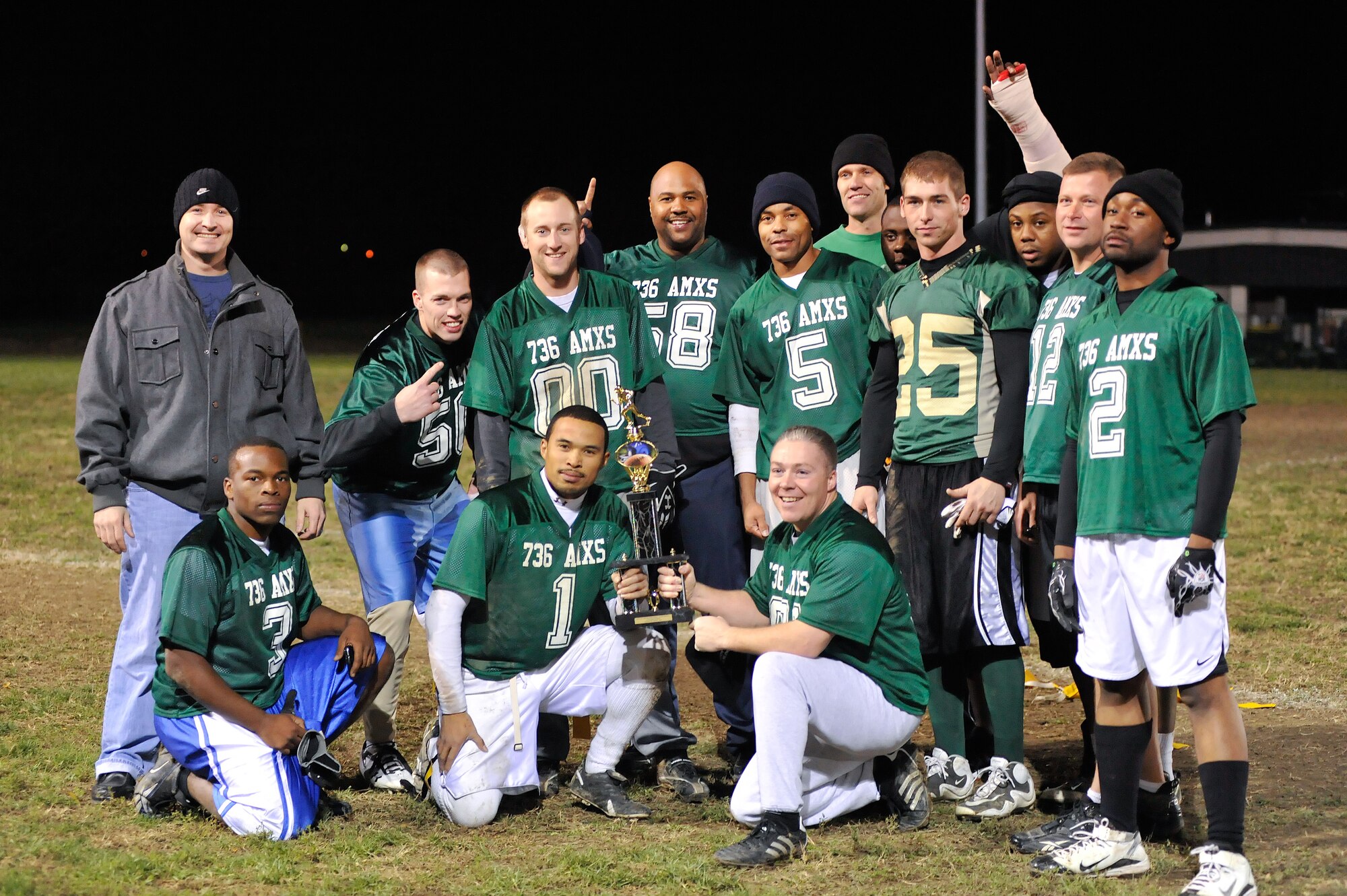 17 Nov 2010  USAF Photo by 1LT Abigail Wise.  
Intramural Football
