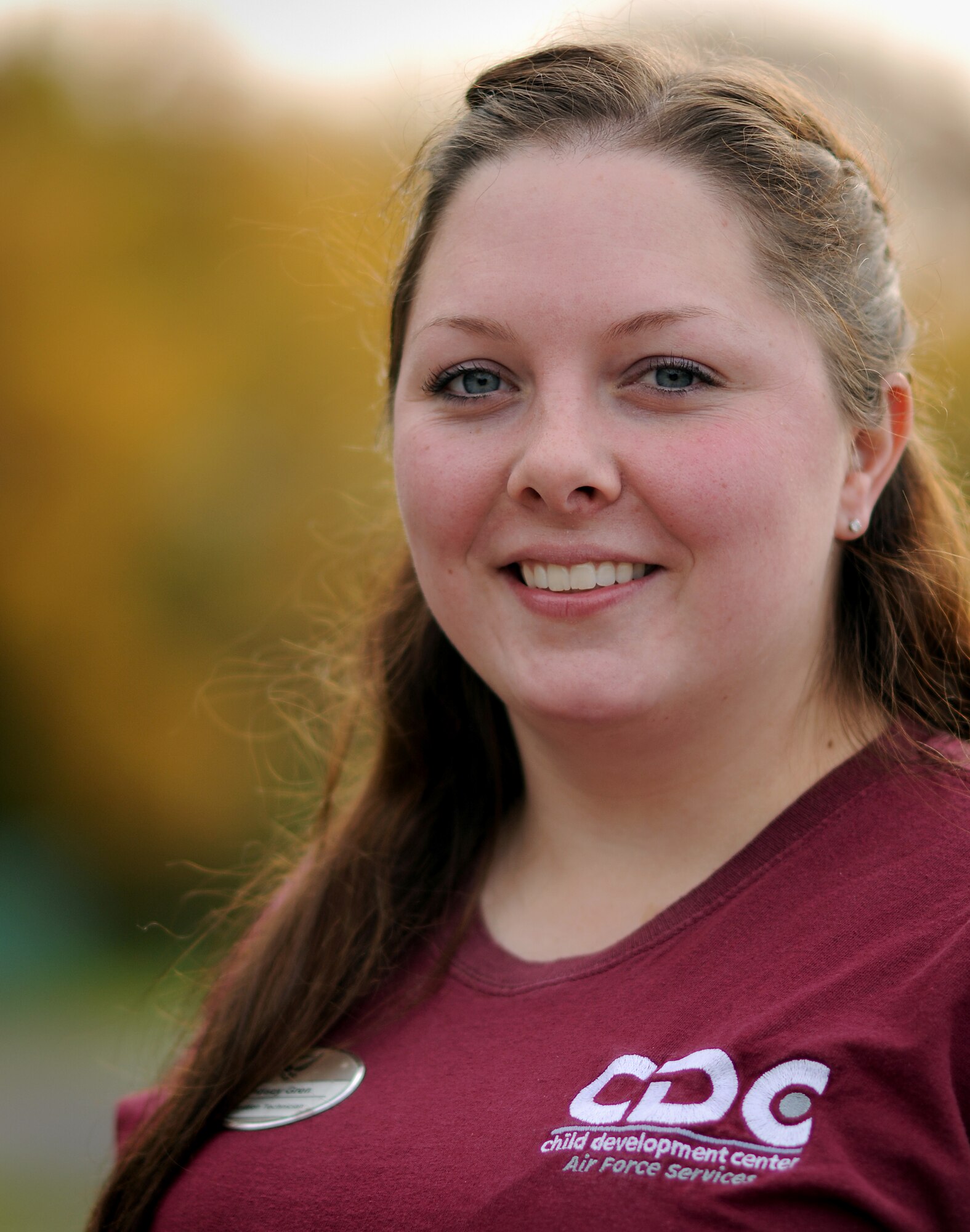 SPANGDAHLEM AIR BASE, Germany - Lindsey Gren, Child Development Center education technician, helped save the life of a three-week-old baby using rescue breaths at the Bitburg Annex Commissary. (U.S. Air Force photo/Staff Sgt. Benjamin Wilson)