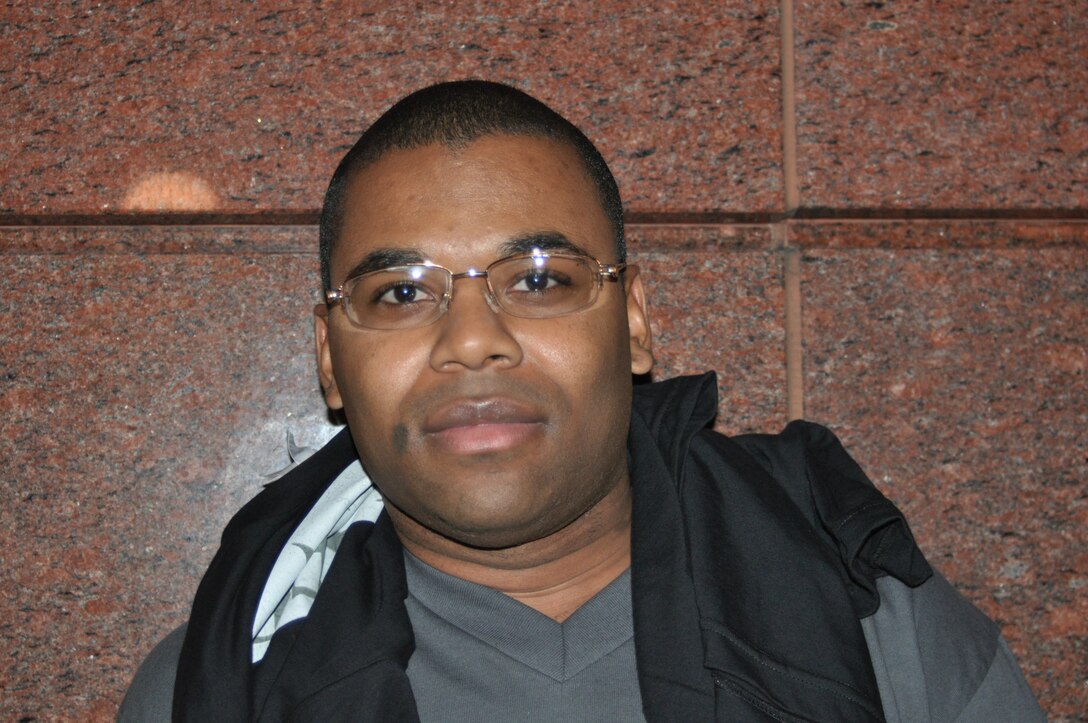 Recruiters team with Usher for Get One Now program. Get One Now program participants await their meeting with Usher. (U.S. Air Force photo by Linda Welz)