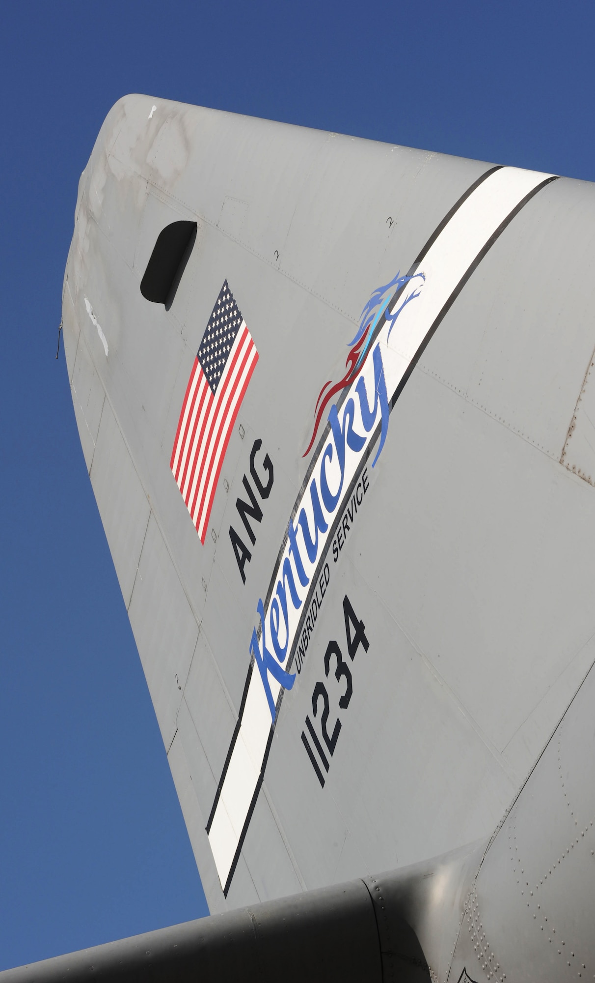 A C-130 assigned to the Kentucky Air National Guard sits on the ramp at Bagram Airfield, Afghanistan, November 29, 2010. (U.S. Air Force photo/Staff Sgt. Christopher Boitz)
