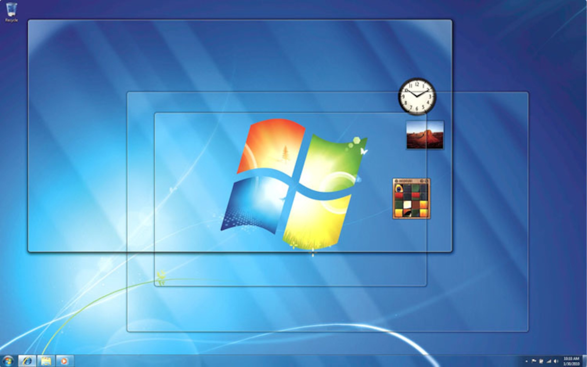 A screen shot of Windows 7 (Courtesy graphic)