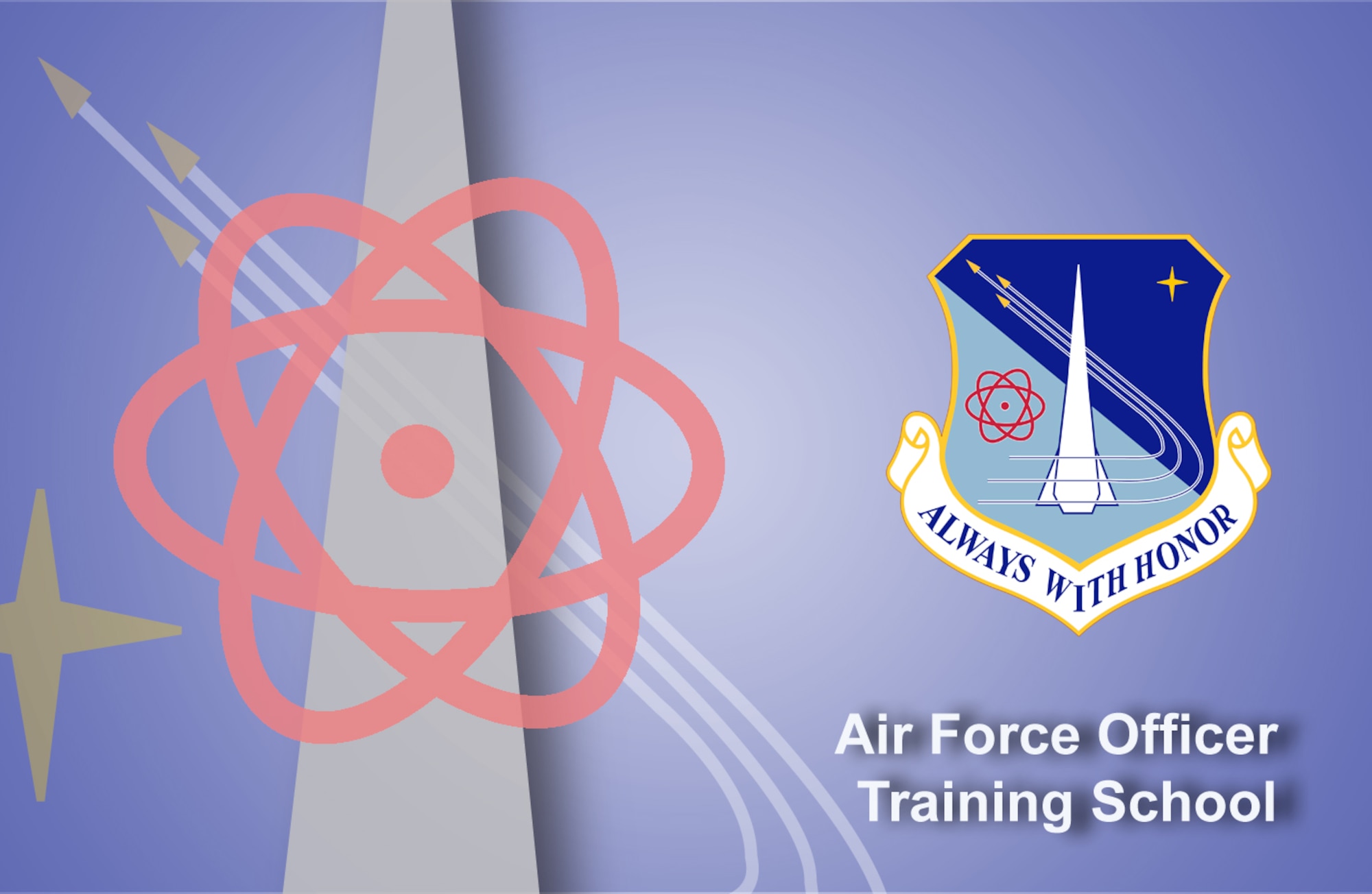 Air Force Officer Training School fact sheet banner. (U.S. Air Force graphic by Andy Yacenda, Defense Media Activity-San Antonio)