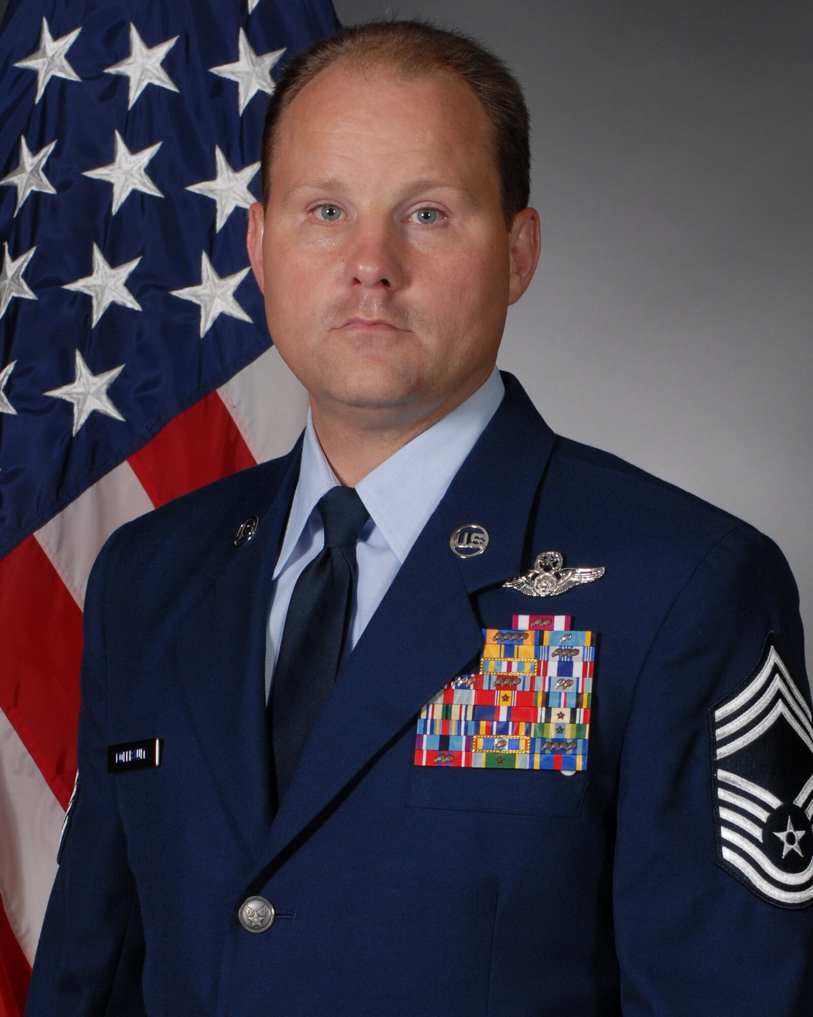 Chief Master Sgt. Gregg Kollbaum, 314th Operations Group superintendent