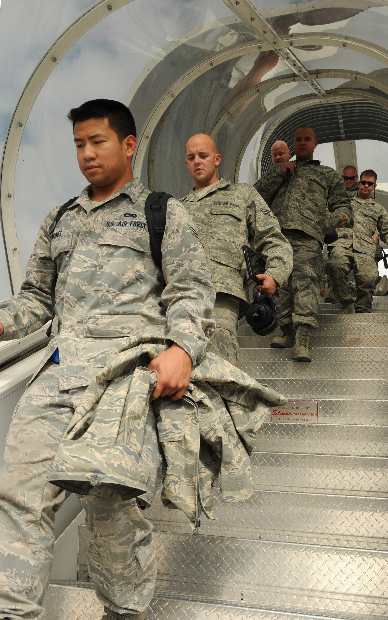 SPANGDAHLEM AIR BASE, Germany – 52nd Fighter Wing Airmen who were deployed in support of the 81st Fighter Squadron return to Spangdahlem Air Base Oct. 1. The Airmen completed a five-month deployment to Kandahar, Afghanistan. (U.S. Air Force photo/Staff Sgt. Benjamin Wilson)