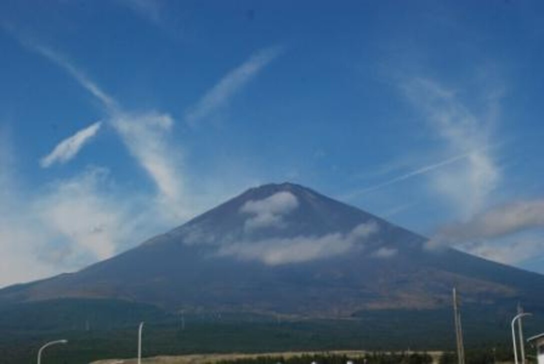 Celebrating the Fuji Friendship Festival in the shadow of Mt. Fuji.