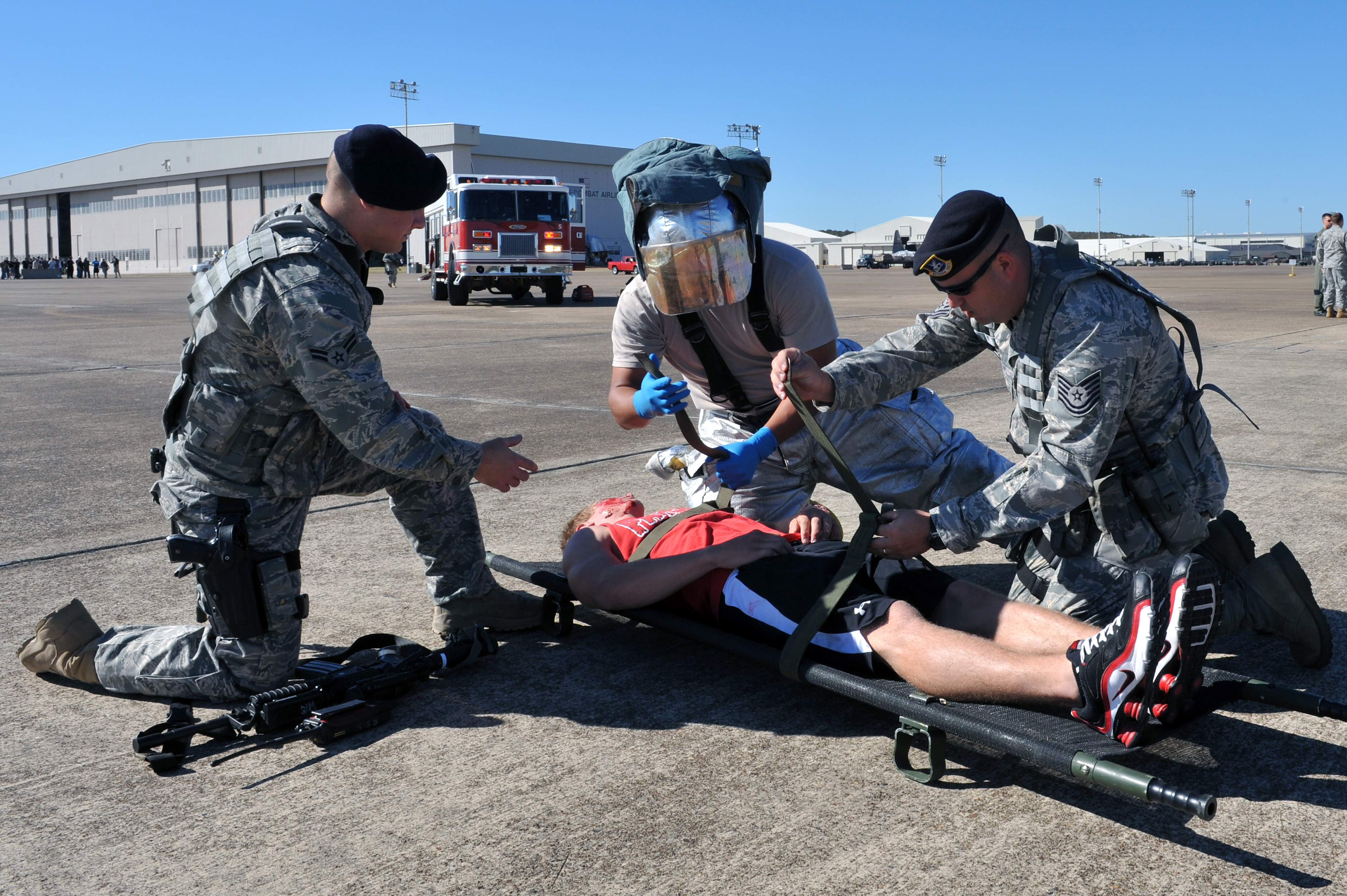 Little Rock 1st responders prepare for air show > Little Rock Air Force