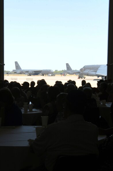 BARKSDALE AIR FORCE BASE, La. -- Barksdale hosted the B-52H Stratofortress Association, 2010 Rendezvous Oct. 1. The purpose of the association is to promote a sense of camaraderie and shared experience among the tens of thousands of people who've been a part of the history of the B-52. (U.S. Air Force photo/Senior Airman Brittany Y. Bateman)(RELEASED) 