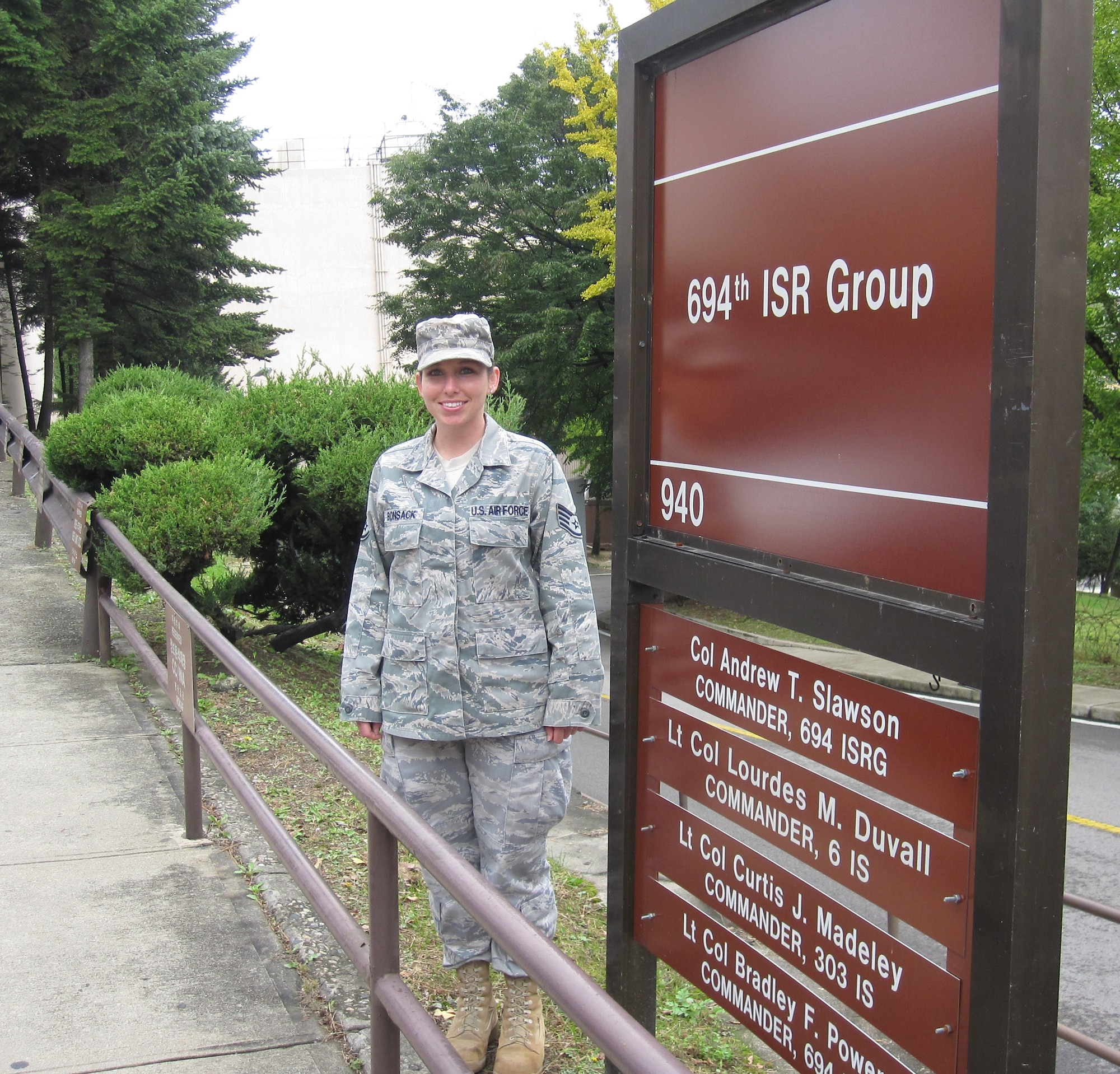 SSgt Jessica A. Bonsack, 694 ISS/SCOI (U.S. Air Force photo by Maj. Denise Kerr)