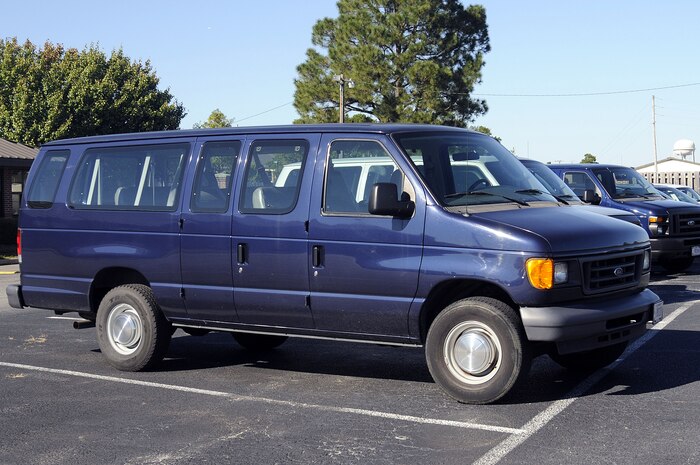 The 628th Logistics Readiness Squadron  is operating a 15 passenger van to provide a shuttle service for a 30-day trial run to measure the actual need of added transportation between Joint Base Charleston-Air Base and Weapons Station. (U.S. Navy photo/Mass Communication Specialist 1st Class Jennifer Hudson) 