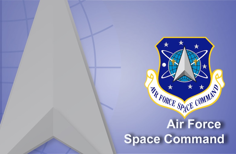 Air Force Space Command fact sheet banner. (U.S. Air Force graphic by Andy Yacenda, Defense Media Activity-San Antonio)