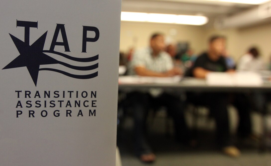 The Transition Assistance Management Program, offered by Marine Corps Community Services, provides career and employment assistance, vocational guidance and transition information for service members transitioning out the military.