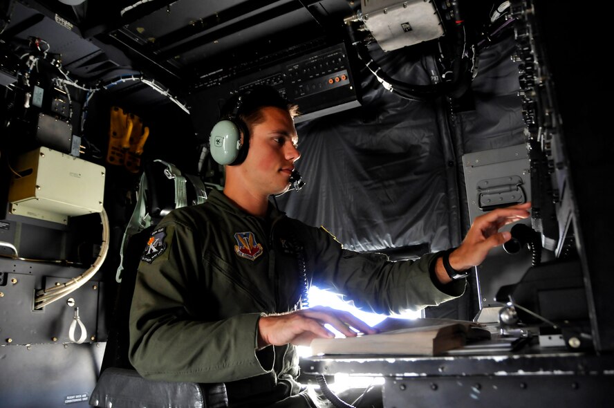 Senior Airman Jeffrey MacNeill, a C-130 Combat Shadow radio operator with the 130th Rescue Squadron, is featured as this month's Portrait of a Professional. (Air National Guard photo by Tech. Sgt. Ray Aquino) 