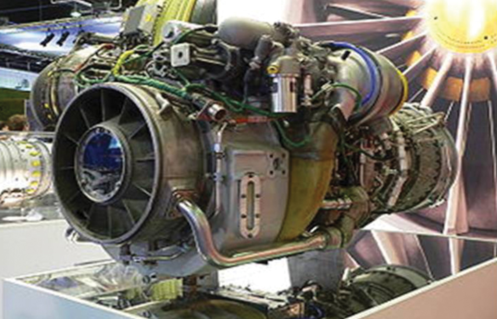 An AFRL/industry team's transition of improved capabilities for manufacturing silicon-carbide-based ceramic matrix composites (used for high-performance aerospace engine components) means greater savings and performance.  Pictured are turbine engine components that could benefit from in-line tow coating advances. (AFRL image)