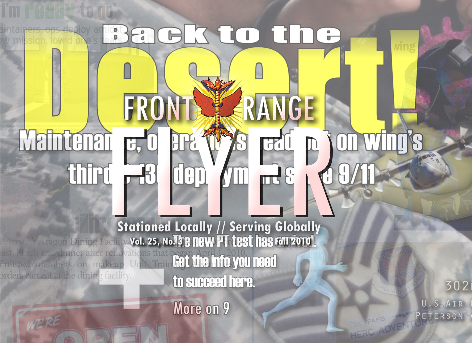 The Fall 2009 edition of the 302nd Airlift Wing's 'Front Range Flyer' is now available for viewing. See the story for details on how to get the electronic copy of the magazine. (U.S. Air Force photo illustration/Staff Sgt. Stephen J. Collier)