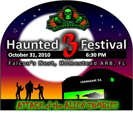 Homestead Air Reserve Base will host its Third Annual Haunted Festival and Community Carnival behind the Falcons Nest Club on Oct. 31 from 6:30 p.m. to 10 p.m.  The event is open to all Department of Defense employees, military members, contractors and their families.