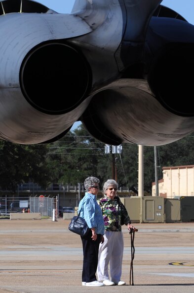 BARKSDALE AIR FORCE BASE, La. -- The 2010 90th Bomb Squadron Association reunion was held in Bossier City, La., Oct. 13-16. During the reunion, members of the 90th Bomb Squadron Association received a tour of Barksdale. (U.S. Air Force photo/Senior Airman Brittany Y. Bateman)(RELEASED)