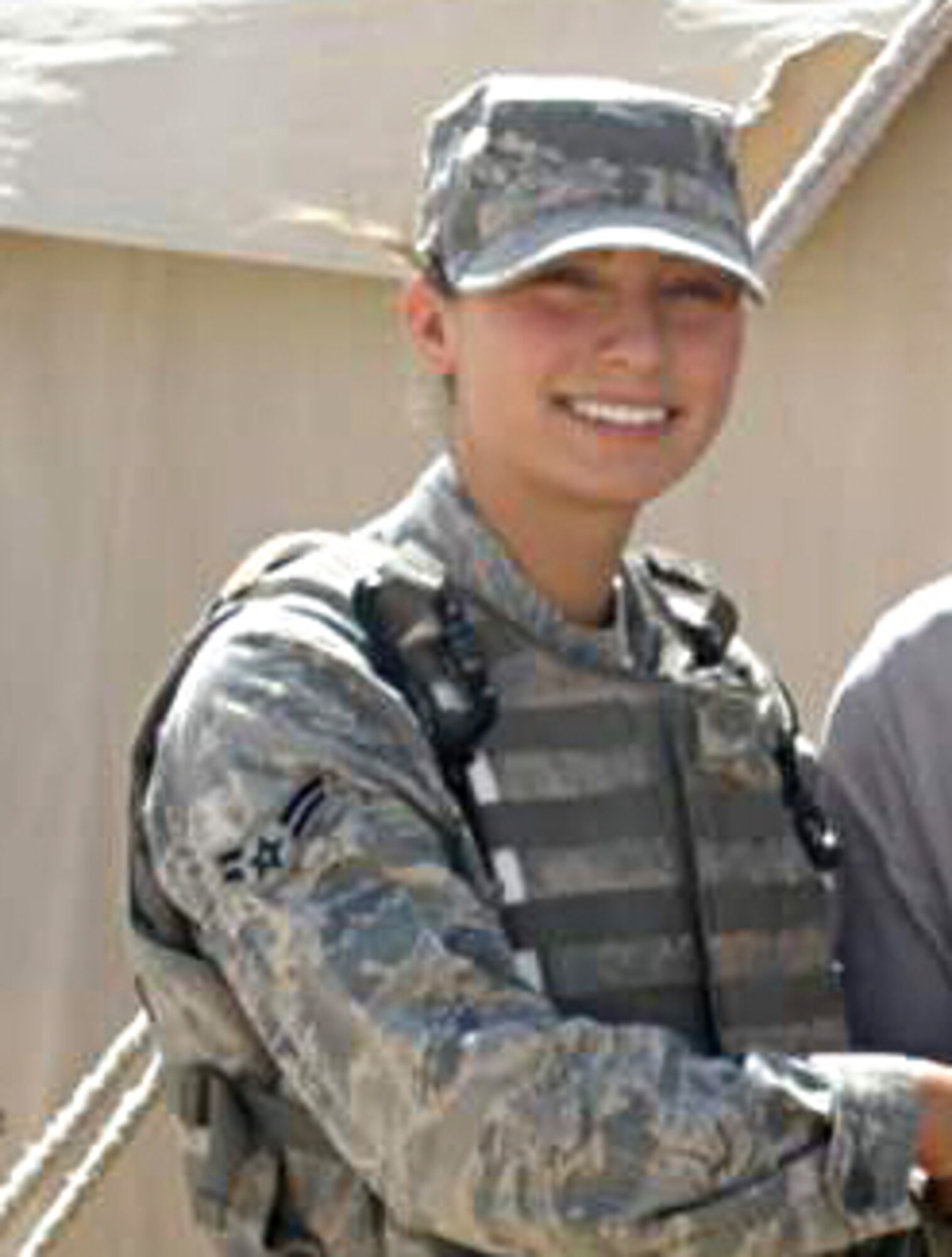 Airman 1st Class Nastasha K. Guerrero is deployed from the 95th Security Forces Squadron, Edwards Air Force Base, Calif.