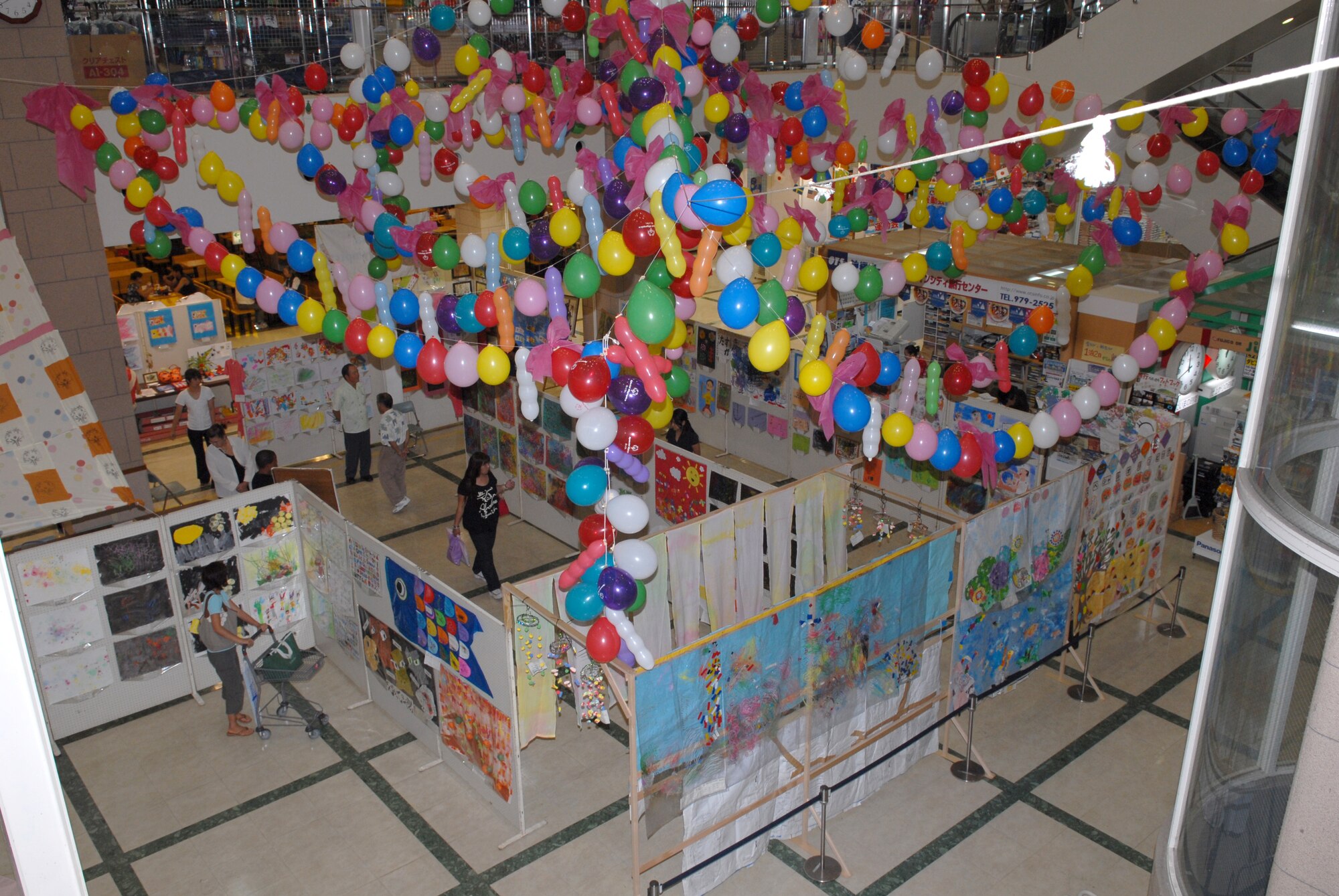 Kadena Special Olympics Art Exhibit is open to the public at the San-A Gushikawa Mall Oct. 14 - 17, 2010. (U.S Air Force photo/Junko Kinjo)
