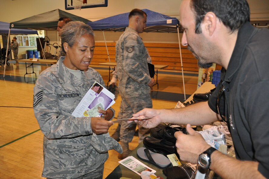 March Fitness Fair promotes “fitness for life.” (U.S. Air Force photo by Master Sgt. Linda Welz)